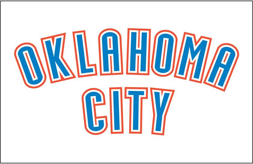 Oklahoma City Blue 2015-Pres Jersey Logo v2 iron on transfers for T-shirts